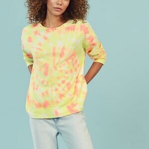 Generation Love Carter Sweatshirt Neon Tie Dye S